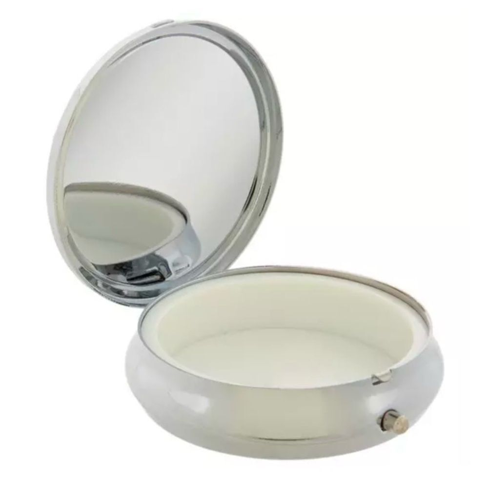 Pink Floral Compact Mirror - Picture 2 of 3